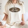 Ford Oval Logo With Camouflage Pattern T-Shirt