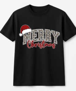 Merry Christmas Cute Winter T-Shirt, Retro, Gift For Xmas, Womenswear Tops
