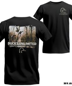 Ducks Unlimited Hunting T-Shirt – Duck Conservation Since 1937 Graphic Tee, Outdoor Waterfowl Short Sleeve Apparel For Men Women Unisex Menswear Top